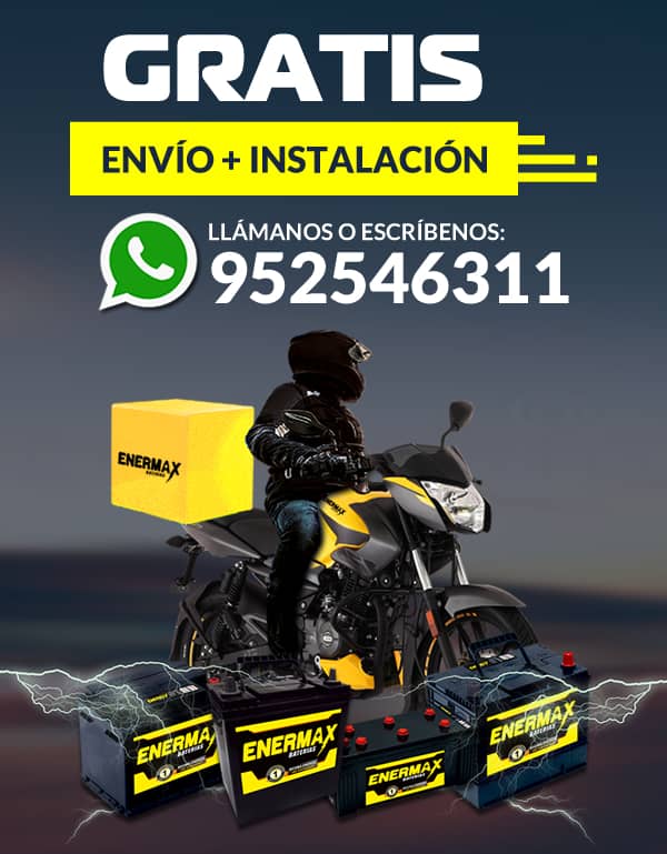 Delivery de Baterías todo Tacna, gratis